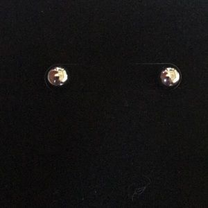 5mm Silver Ball Stud Earrings
